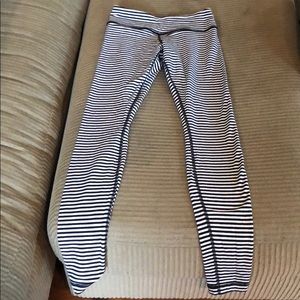 Lululemon striped cotton wunder under pants